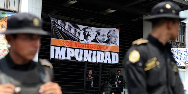  A year ago today Guatemala's Constitutional Court annulled the conviction of former President General Efraín Ríos Montt for crimes against humanity and genocide.
