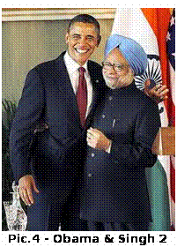 Text Box:  Pic.4 - Obama & Singh 2