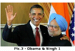 Text Box:  Pic.3 - Obama & Singh 1