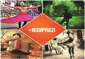 Many pictures, posters and videos depicting Gezi Park for the last 18 days have become a main attraction for the public.