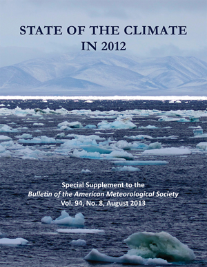 State of the Climate in 2012 - report cover.